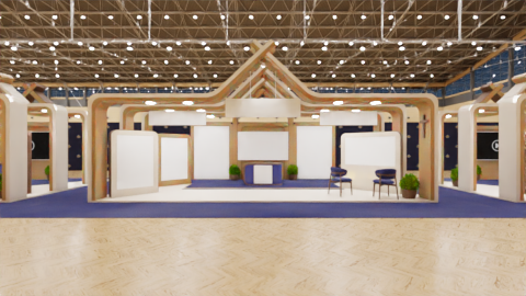 Large Exhibition Stand evening